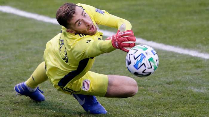 New England Revolution goalkeeper Matt Turner